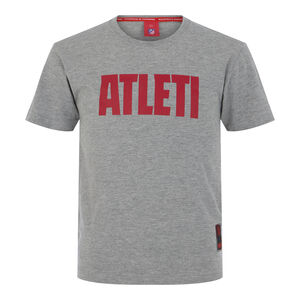 Camiseta Atleti Gris Porque Luchan como Hermanos Ni&ntilde;o